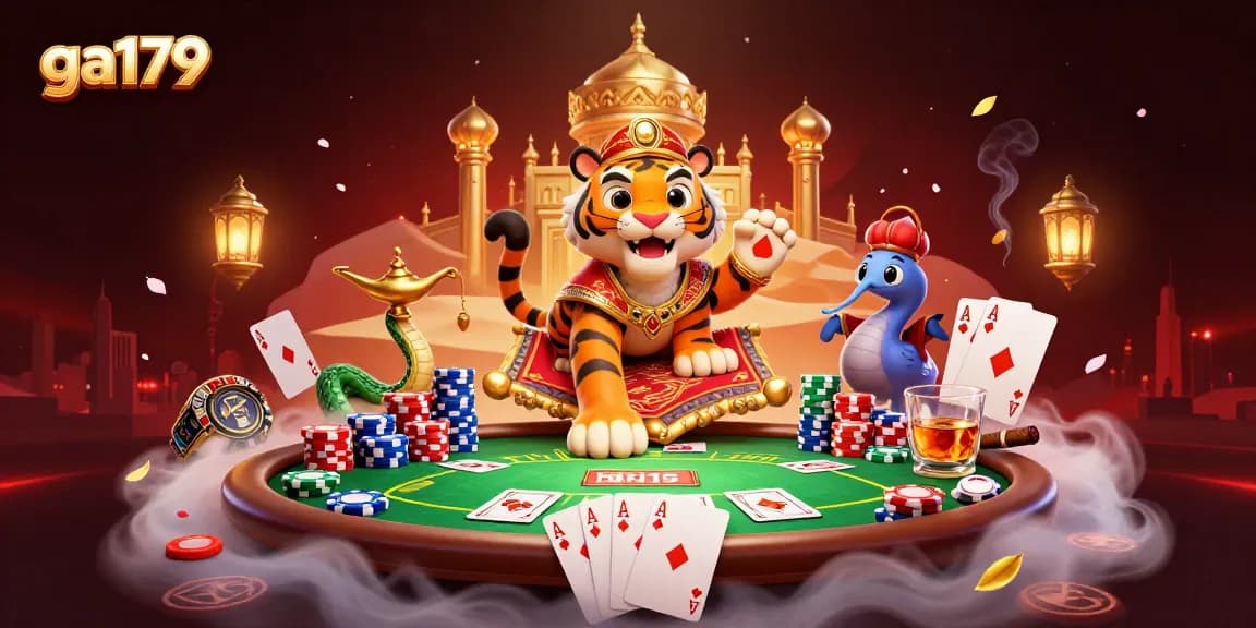 Experience thrilling gameplay with ga179, featuring vibrant casino characters and rich gambling elements.
