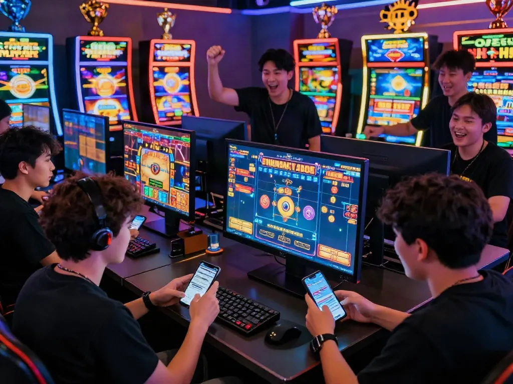 Exciting online gaming scene with players engaging on http://debet-onl.com platform