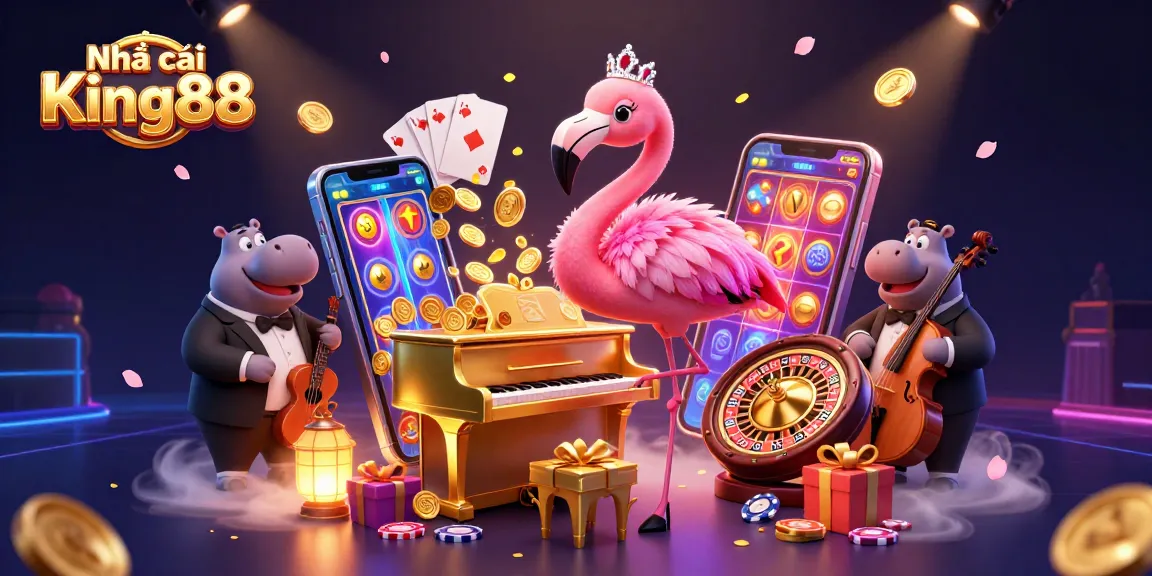Engage with Nhà cái King88 in a vibrant casino world filled with dynamic gaming elements.